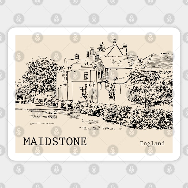 Maidstone England Magnet by Lakeric